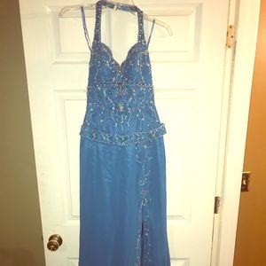 Blue prom dress!